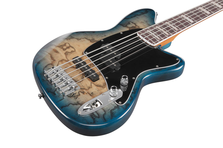 Ibanez TMB405TACBS Talman Standard 5-String Bass Guitar - Cosmic Blue Starburst 4