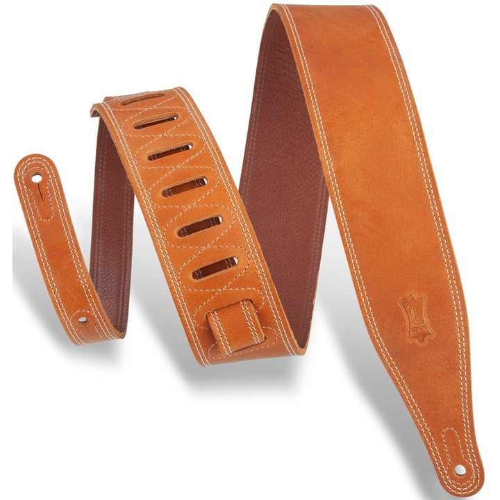 Levy M17BDS-TAN 2.5" Wide Garment Leather Strap - Tan