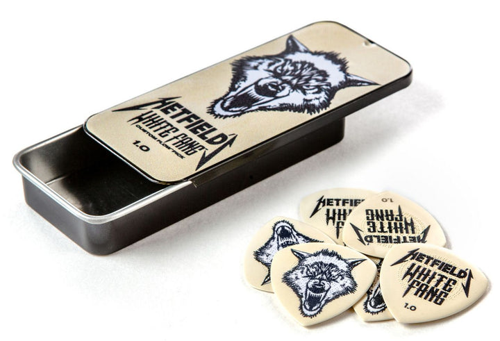 Dunlop PH122T1.0 White Fang Pick Tin