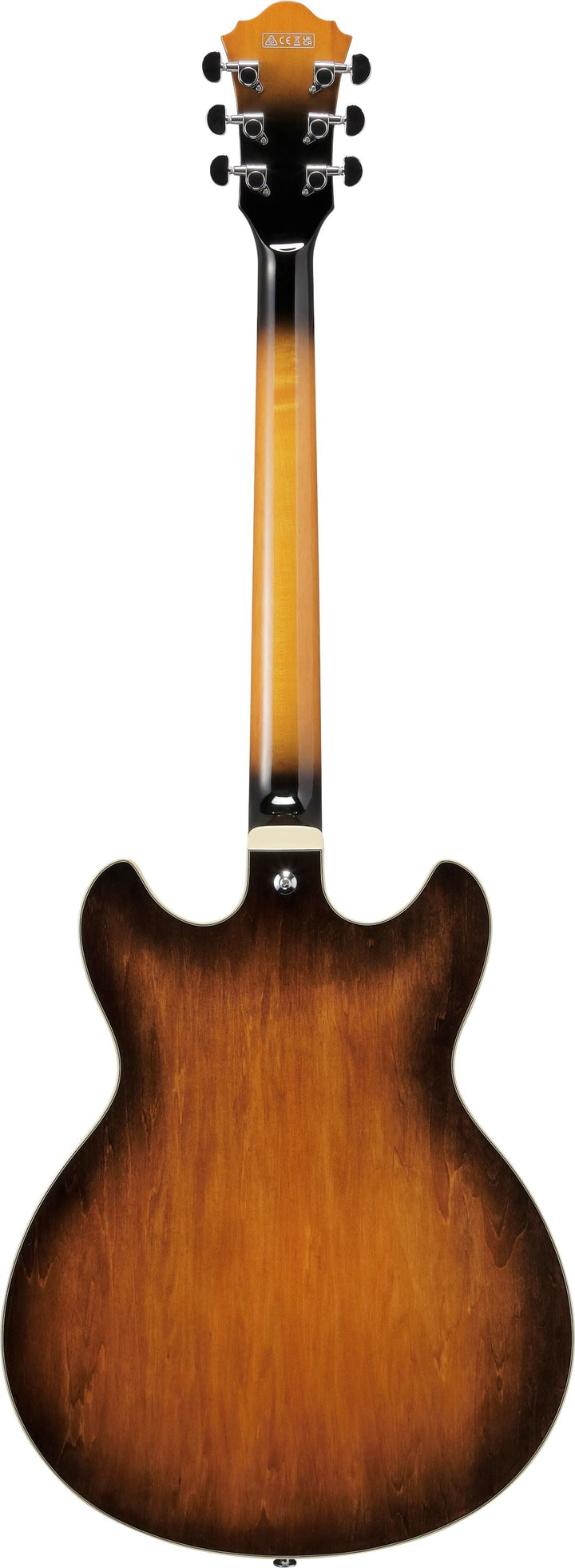 Ibanez Artcore AS7328 Baritone Electric Guitar - Tobacco Brown 7