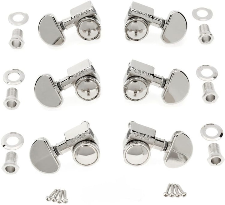 Grover 502 Series 3x3 Locking Tuners - Nickel
