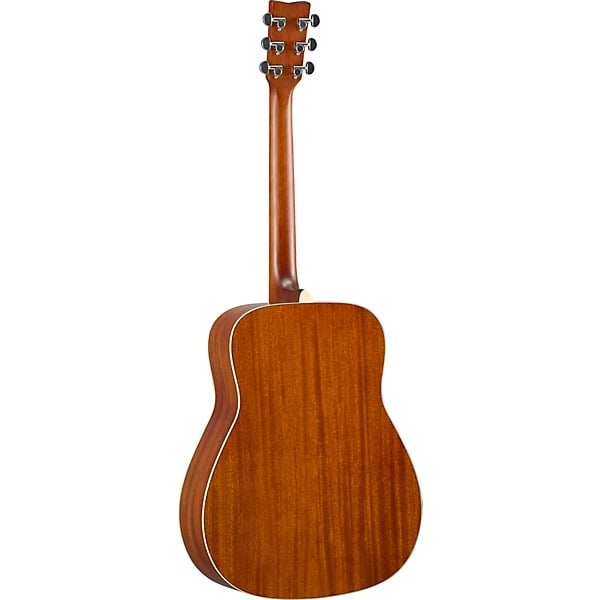 Yamaha FG-TA TransAcoustic Dreadnought Acoustic Electric Guitar - Brown Sunburst 4