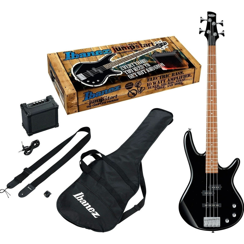 Ibanez IJSR190NBKN Electric Bass Package - Black Night