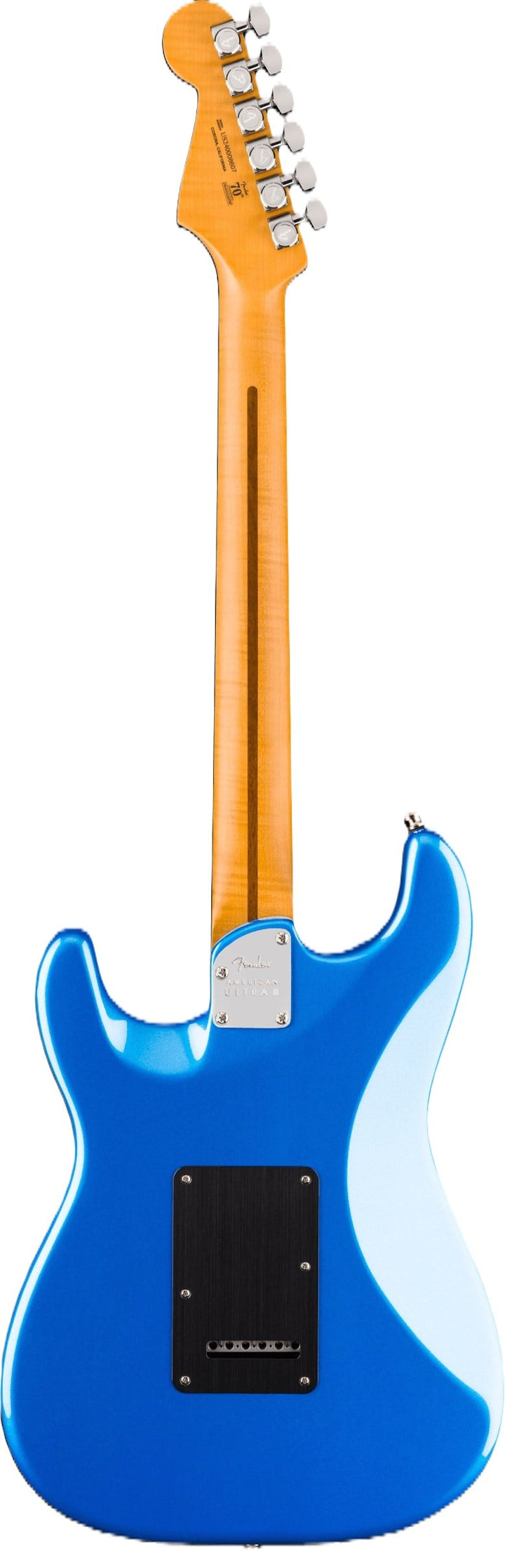 Fender American Ultra II Stratocaster HSS Electric Guitar - Noble Blue 3
