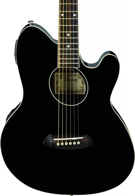 Ibanez TCY10EBK Talman Acoustic-Electric Cutaway Black No Case
