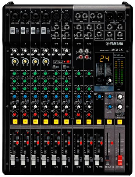 Yamaha MG12X CV Mixer (12 Inputs) - With Effects