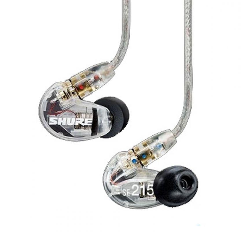 Shure SE215 Sound Isolating EarPhones (Clear)