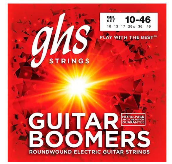 GHS GBL Boomers Electric Guitar Strings (Light 10-46)