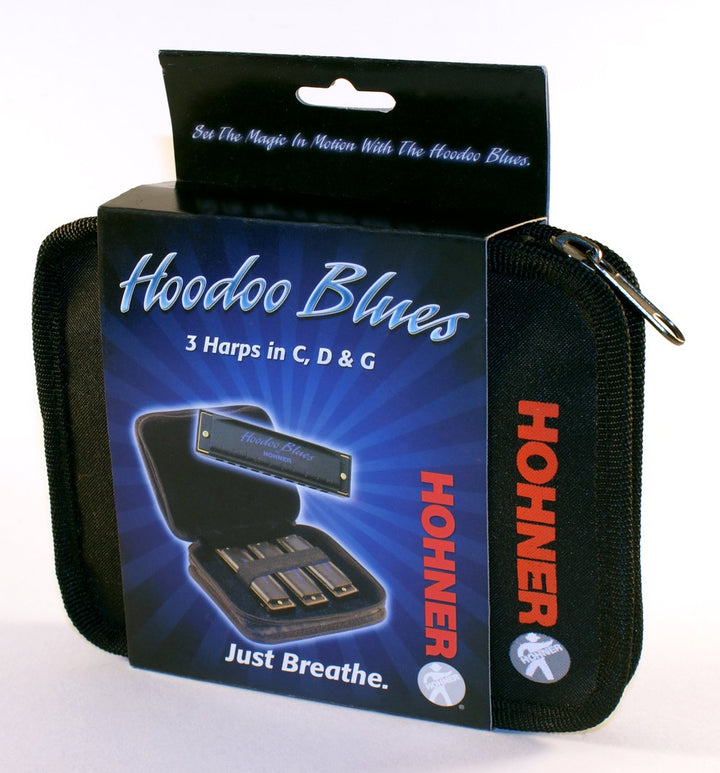 Hohner Hoodoo Blues Harmonica 3-Pack