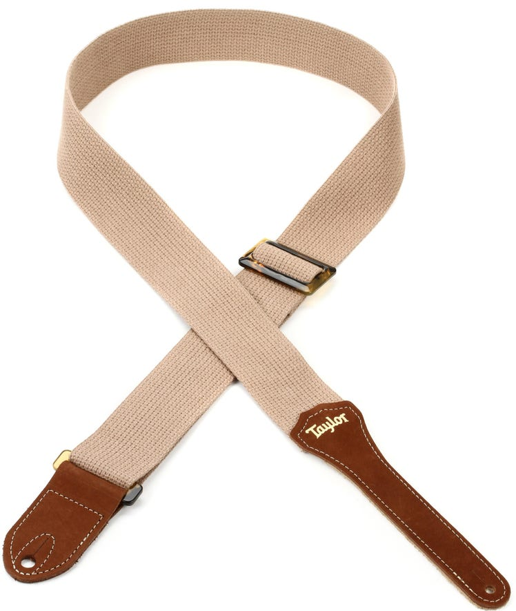 Taylor GS Mini Cotton 2\" Guitar Strap - Tan