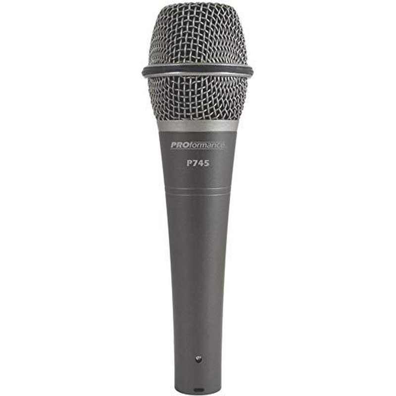 Proformance P745 Super Cardiod Mic with Clip and Bag