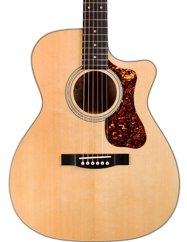 Guild OM-140CE (Natural Gloss) - With Gig-bag