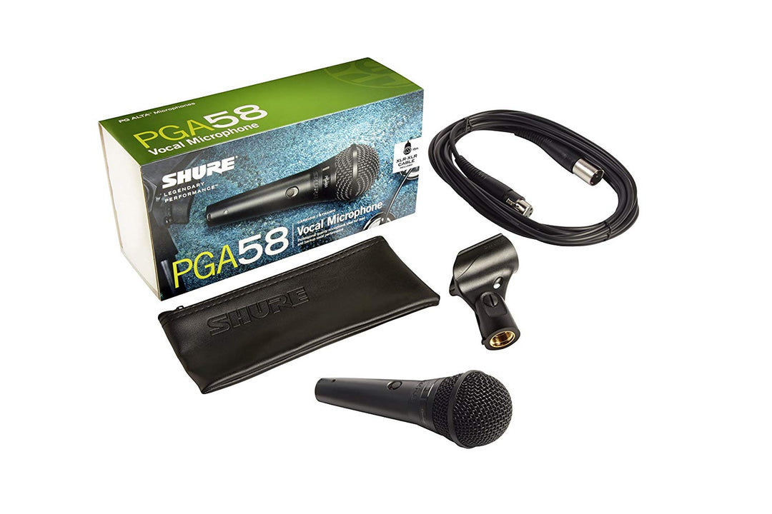 Shure PGA58XLR Alta Performance Mic XLR With Cable