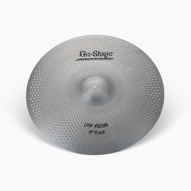 Onstage LVCP5000 Low Volume Cymbals - Stainless Steel