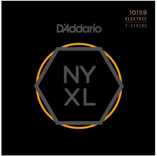 D'Addario NYXL 7-String Regular 10-59 Electric Guitar Strings
