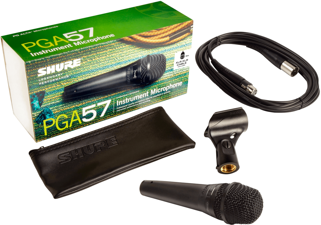 Shure PGA57XLR Alta Performance Mic XLR With Cable