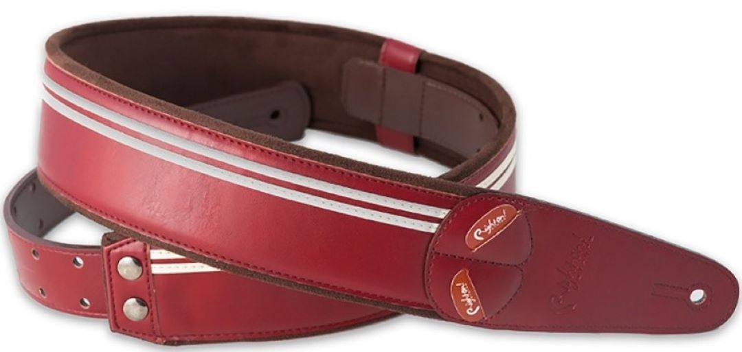 RightOn! Mojo Vegan Guitar Strap - Race Red
