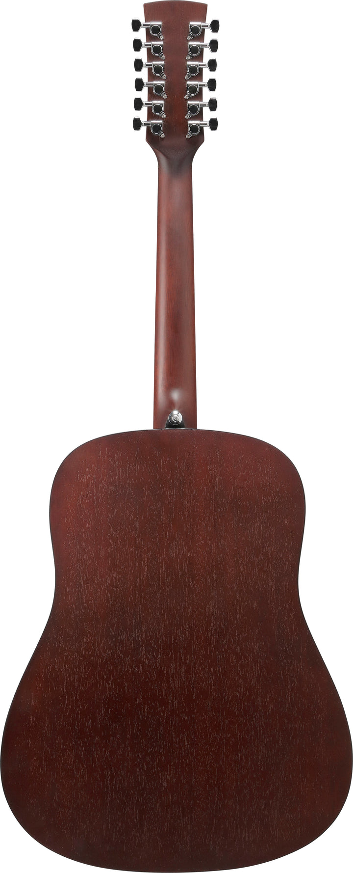 Ibanez PF5412WKH 12-String Acoustic Guitar - Weathered Black Open Pore 6