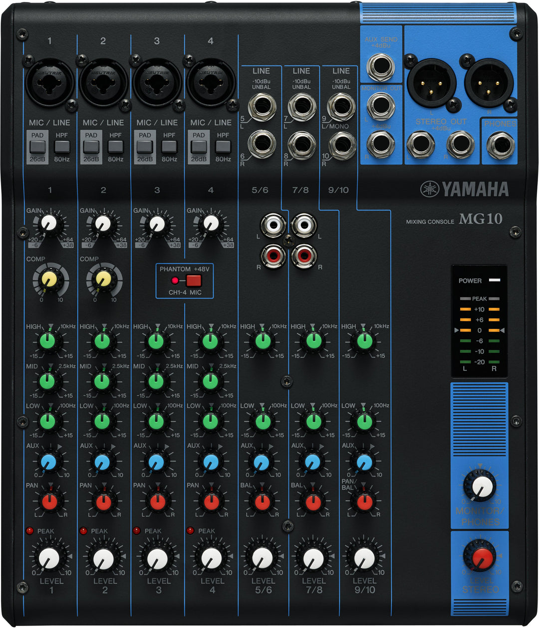 Yamaha MG10 10 Channel Mixer