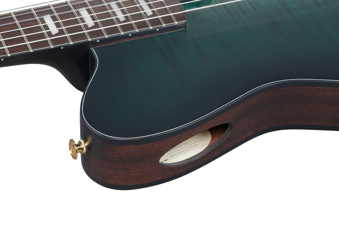 Ibanez FRH20FMNDGL Acoustic Electric Guitar - Dark Emerald Burst Low Gloss 3
