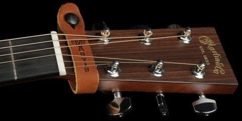 Martin Black Logo Guitar Strap Tie 2
