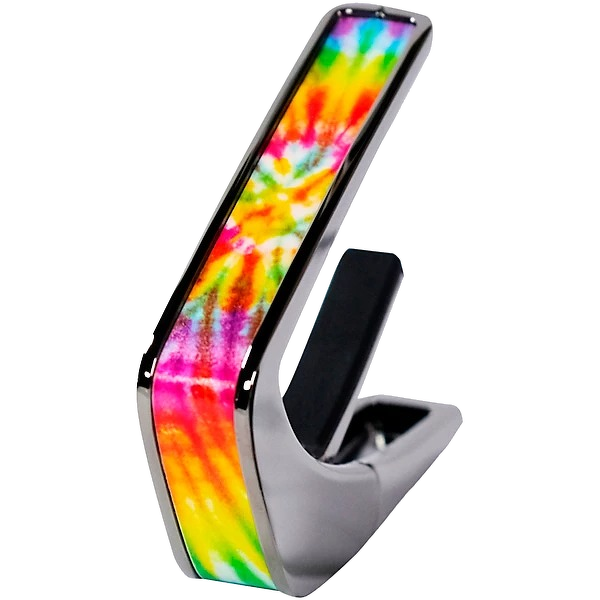 Thalia Deluxe Series Capo - Black Chrome Finish Pearl Tie-Dye