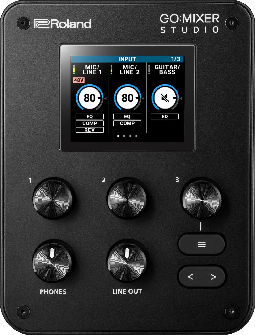 Roland GO:MIXER STUDIO Portable Audio Interface