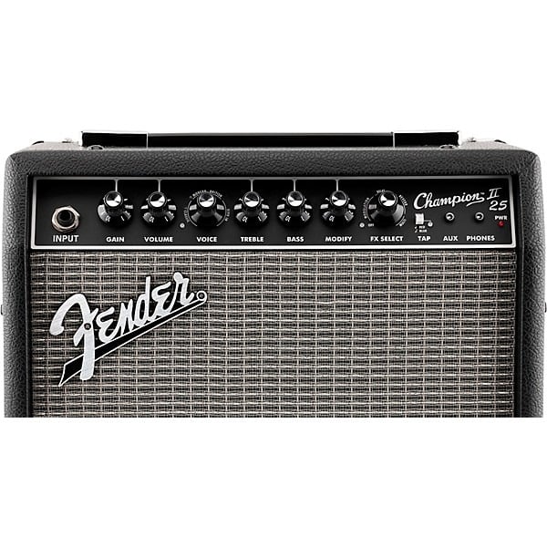 Fender Champion II 25 Combo Guitar Amplifier - Black 2