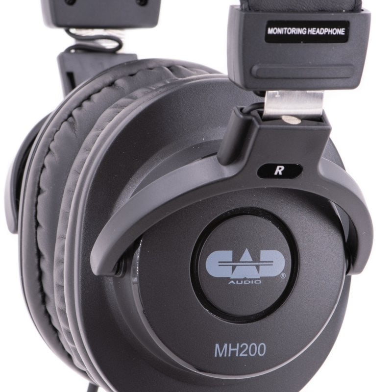 CAD MH200 Closed-Back Studio Headphones - Black