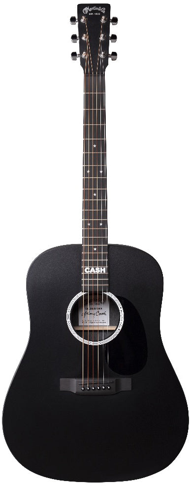 Martin DX Johnny Cash Acoustic Electric Guitar - Satin Black