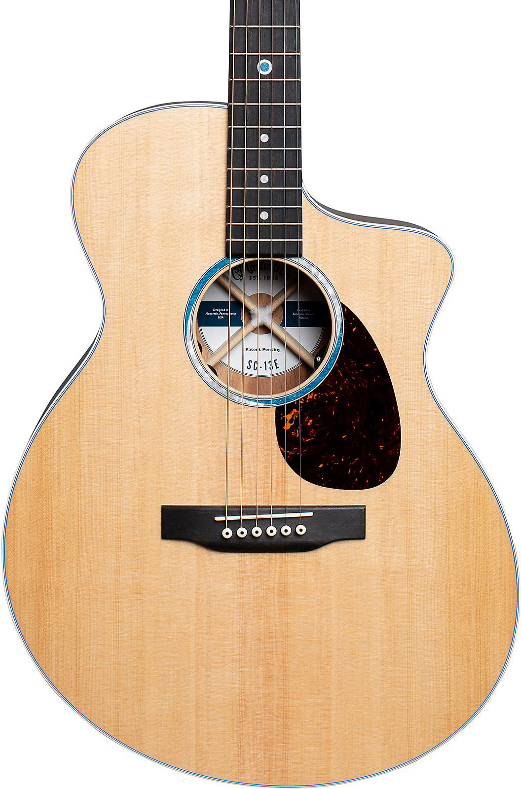 Martin SC-13E Acoustic-Electric Guitar - Natural