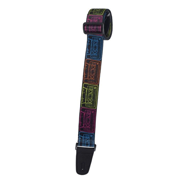 Henry Heller 2" Artist Series Sublimation Guitar Strap - Cassettes