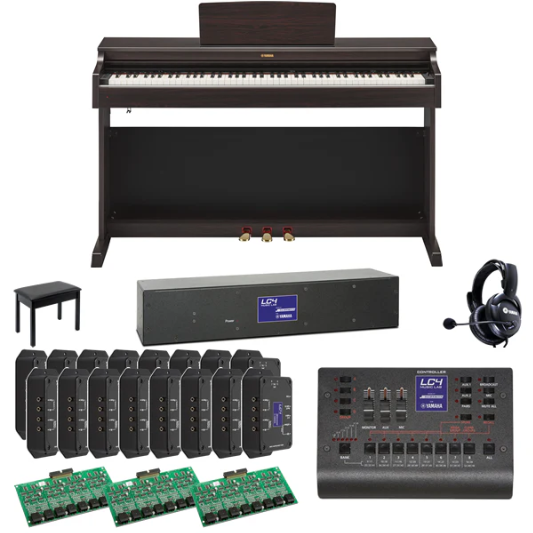 Yamaha LC4 Deluxe Music Lab for 32 Students and 1 Teacher with Yamaha YDP-165R Digital Pianos (Copy)