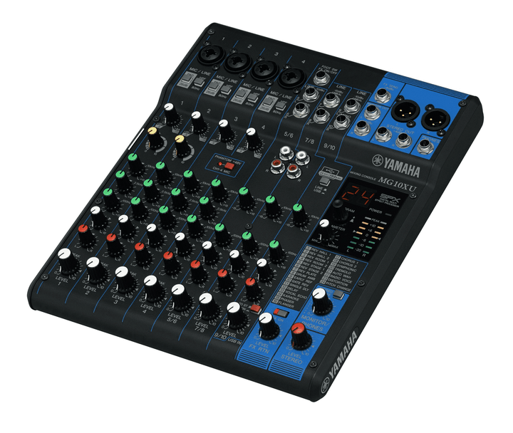 Yamaha MG10XU 10 Channel Mixer with Effects and USB 2