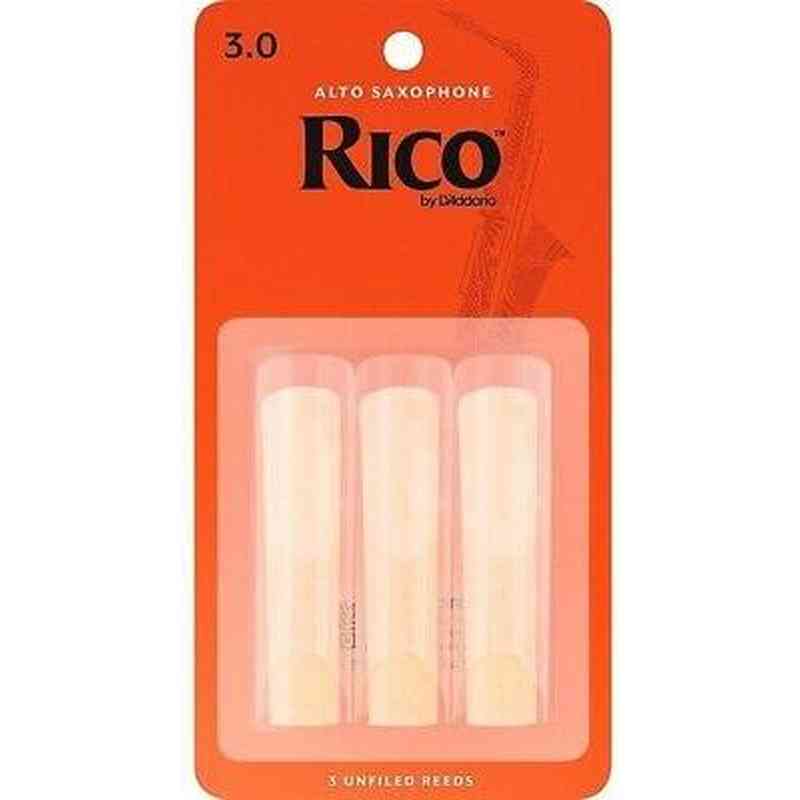 Rico RJA0330 #3.0 Alto Saxophone Reeds (3-Pack)