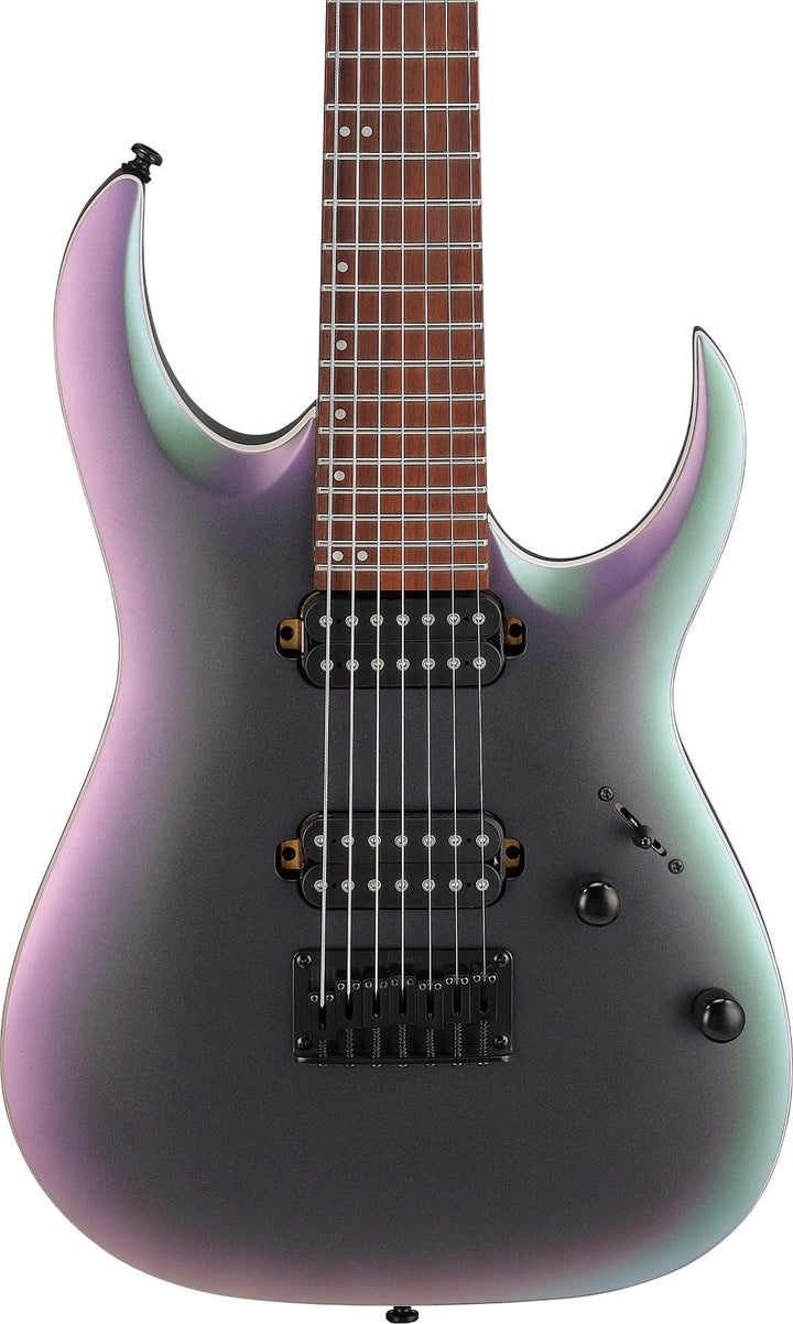 Ibanez RGA742EXBAM Standard 7-String Electric Guitar - Black Aurora Burst Matte