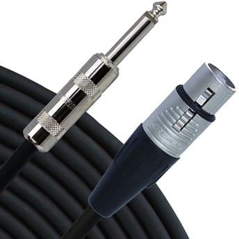 Concert HZ-30MP-I 30-Ft Mic Cable (1/4-XLR Male)