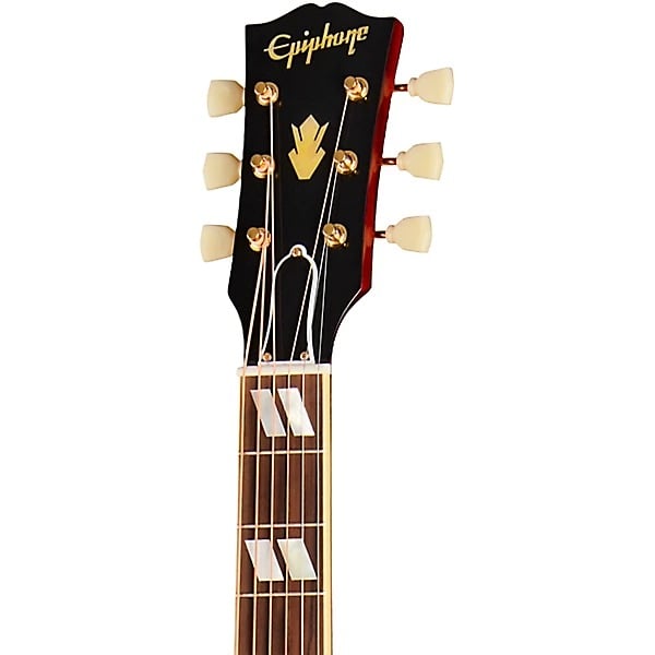 Epiphone IGC 1960 Hummingbird Reissue Acoustic Electric Guitar - Cherry Sunburst 3