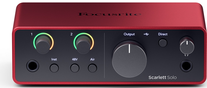 Focusrite Scarlett Solo 4th Gen USB Audio Interface