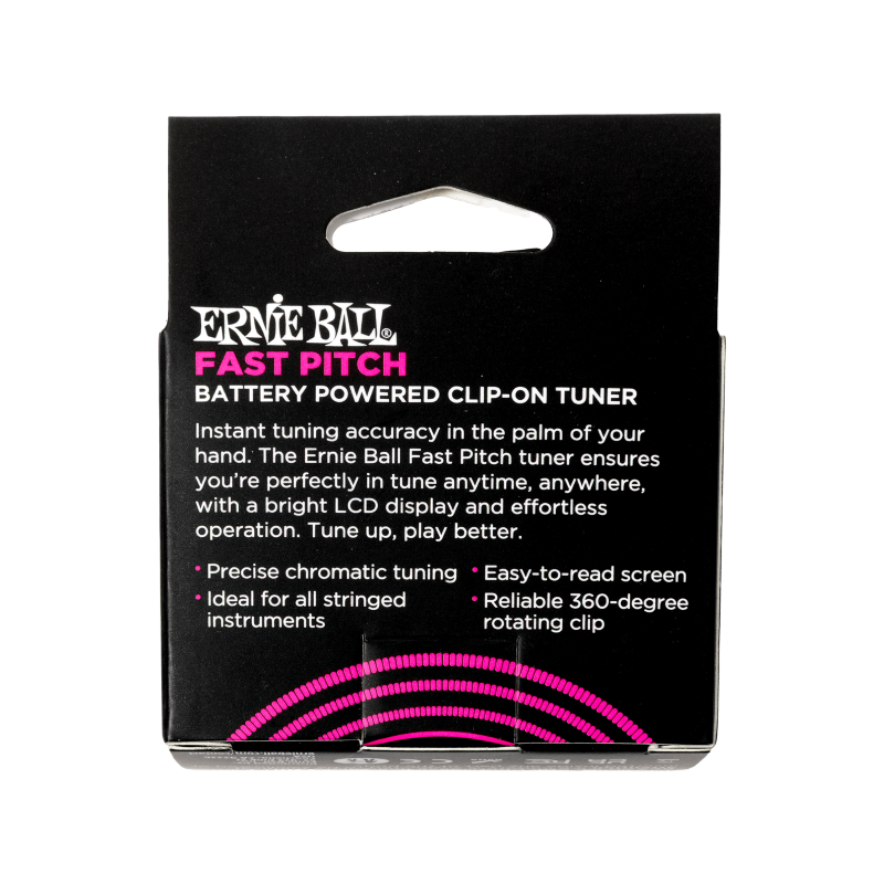 Ernie Ball Fast Pitch Clip-on Tuner 3