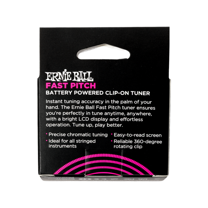Ernie Ball Fast Pitch Clip-on Tuner 3