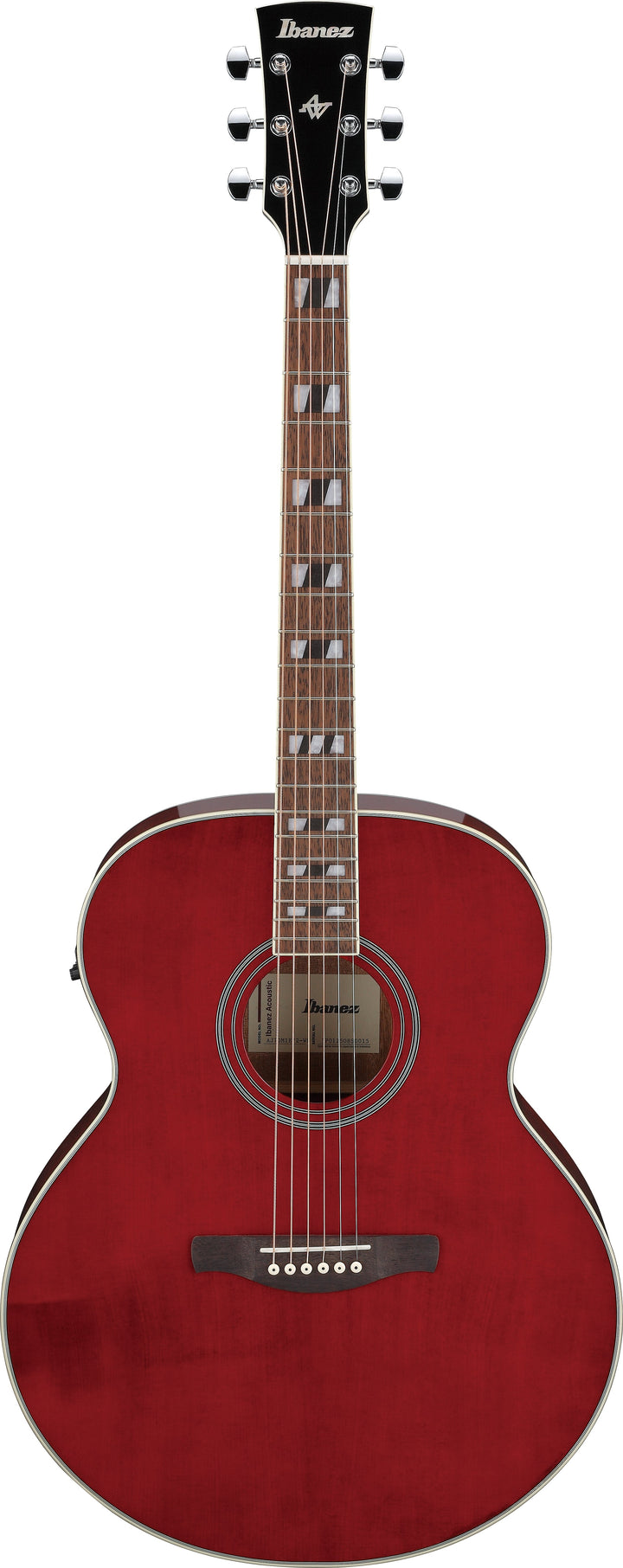 ibanez-aj70m1ewr-acoustic-electric-guitar-wine-red-high-gloss 8