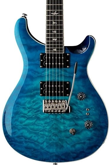 PRS SE Custom 24-08 Quilt Top Electric Guitar - Lake Blue