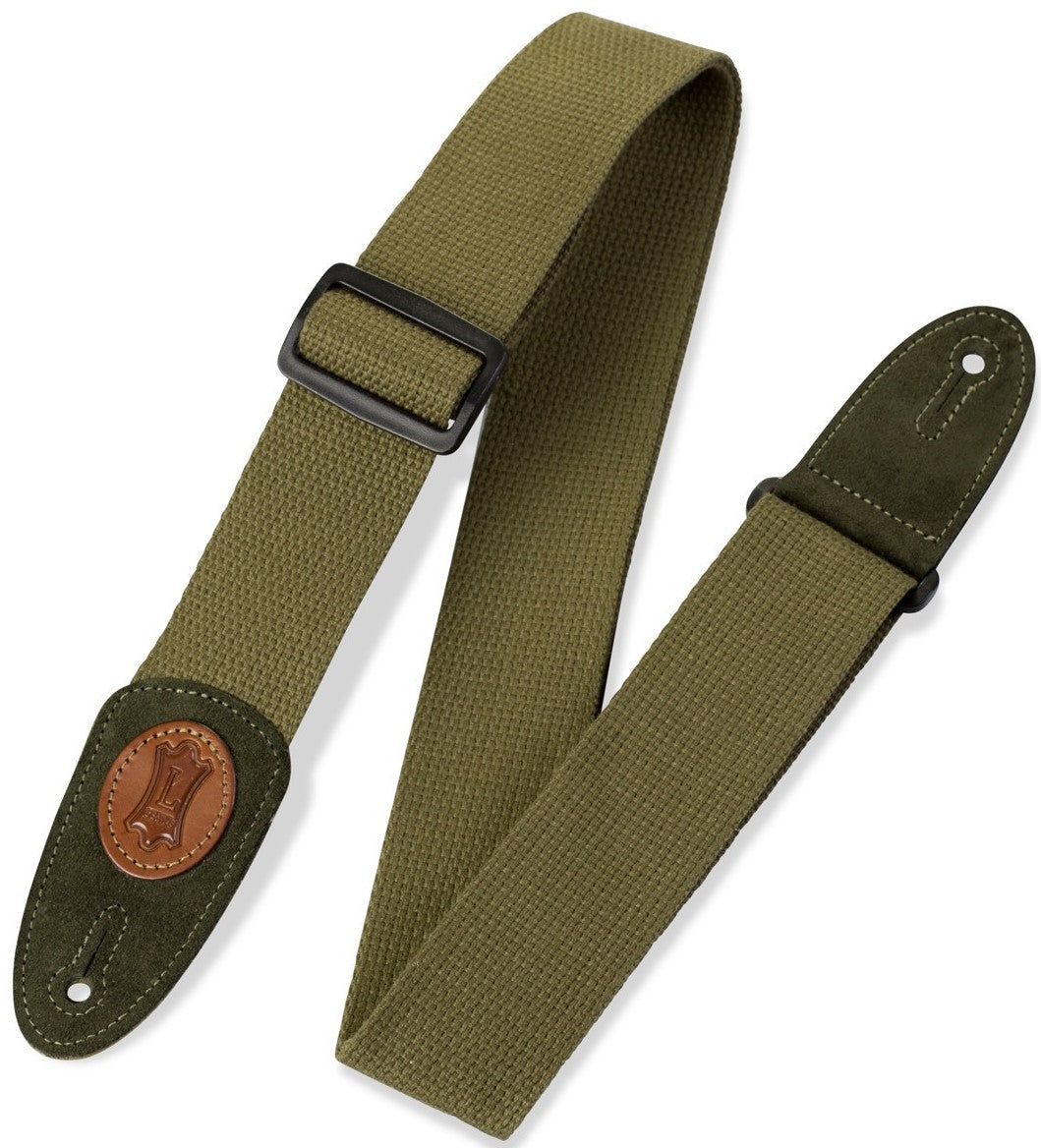 Levy's MSSC8 Cotton Guitar Strap - Green