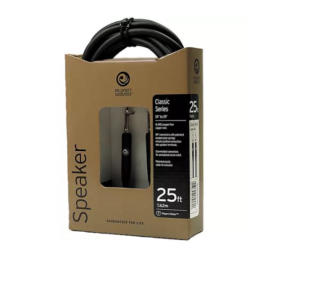Planet Wave PW-CSPK-25 Classic Speaker Cable - (25 Feet)