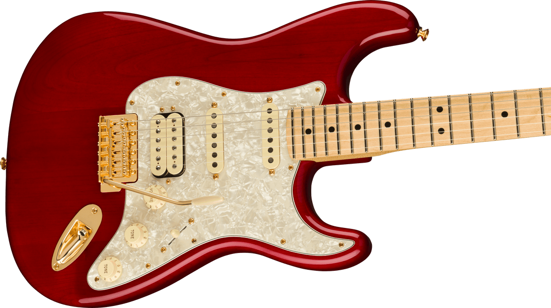 Fender Tash Sultana Stratocaster with Gig Bag (Maple/Transparent Cherry) 5