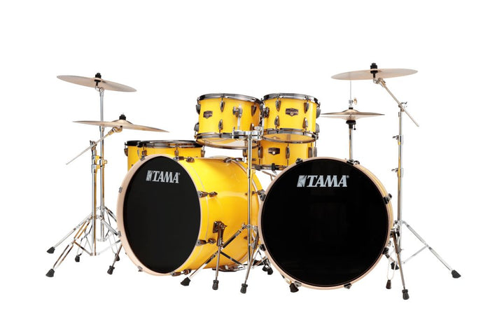 Tama 'Inspired by Lars Ulrich' Imperialstar 7 Piece Drum Kit - Electric Yellow 6