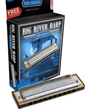 Hohner 590BX-F Big River Harmonica - (Key of 'F')