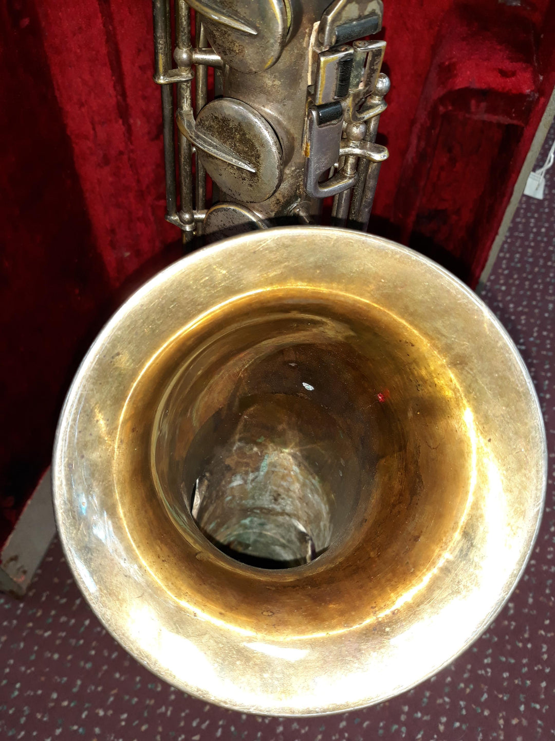 Used Dorn & Kirschner Bb Nickle-Plate Tenor Saxophone - With Original Case