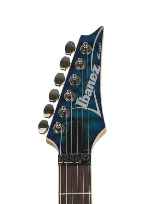 Ibanez S670QMSPB Electric Guitar - Sapphire Blue